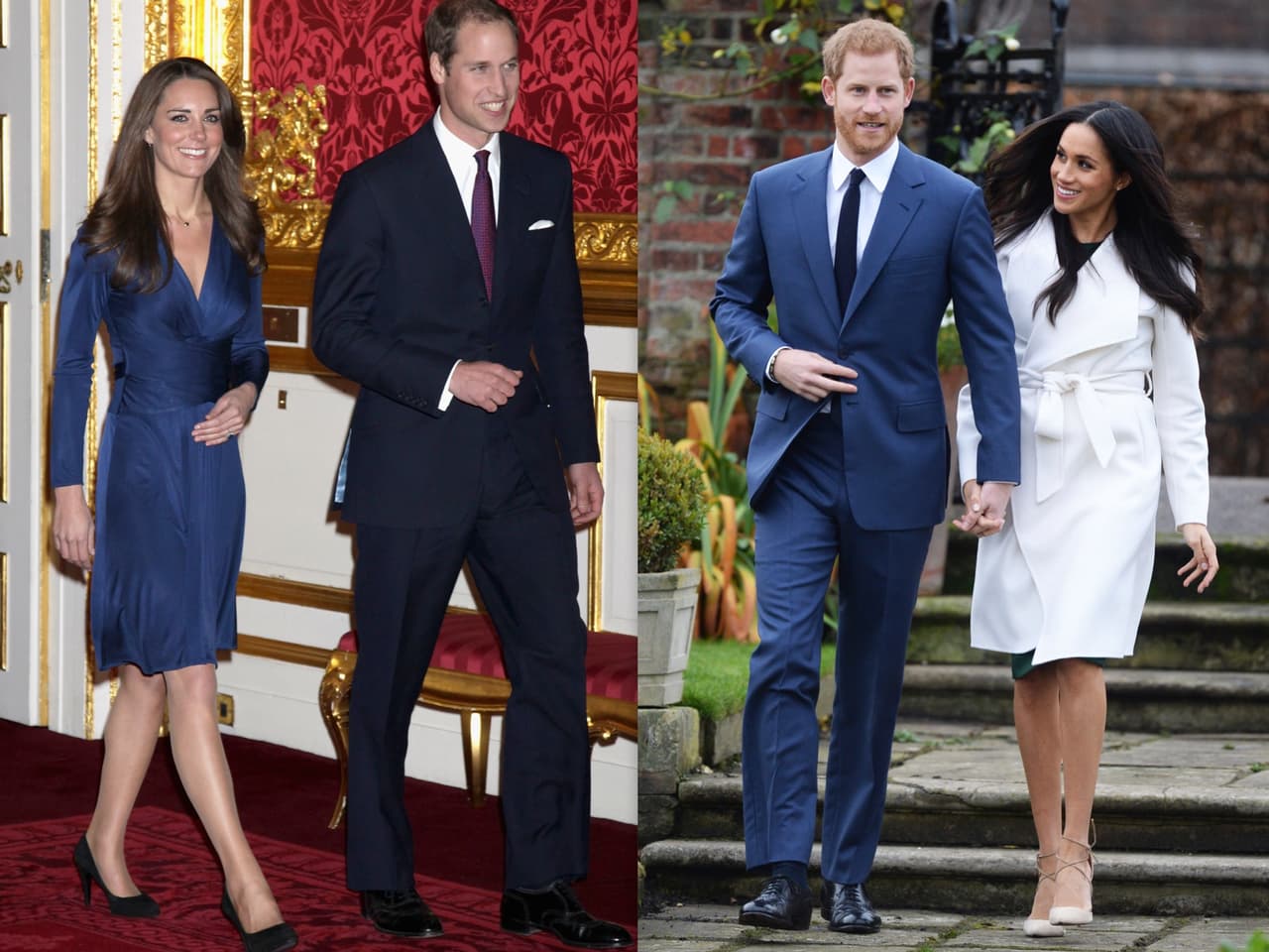 El príncipe William anunció su compromiso con la ahora de duquesa de Cambridge un 16 de noviembre desde la Clarence House, residencia real y su hermano lo hizo once días después, pero ahora en el 2017 el príncipe Harry hizo el anuncio desde la que fue la residencia oficial de la princesa Diana, el palacio de Kensington.