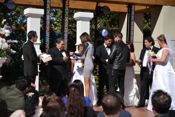 También aprovecharon para felicitarlos.