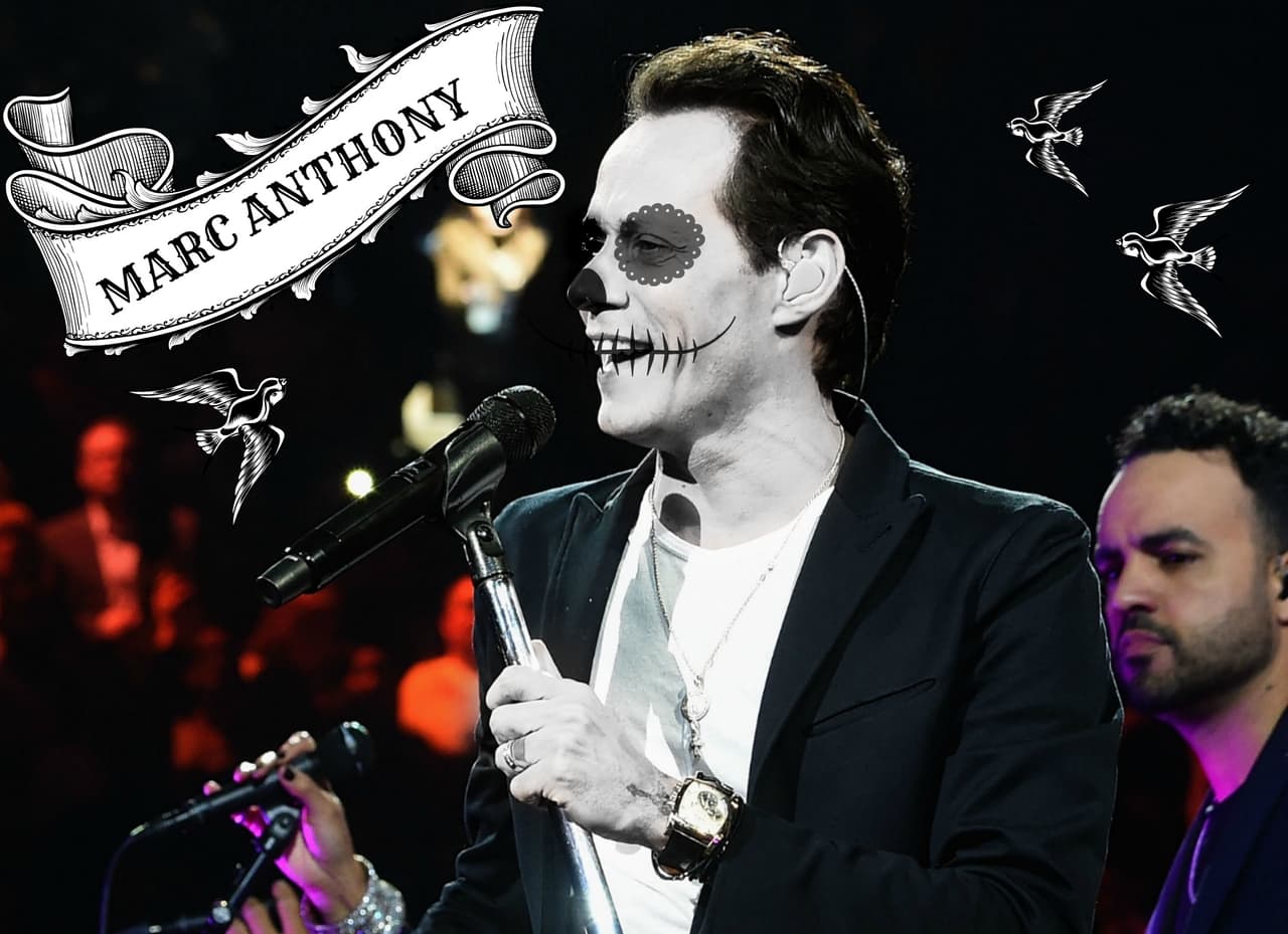 Marc Anthony también sería una magnífica calaverita. ¡Pondría a mover cada huesito!