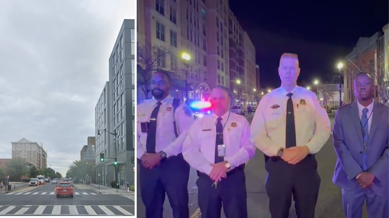 Buscan a sospechoso de tiroteo que dejó a 2 personas muertas y cinco heridas en Washington, D.C.