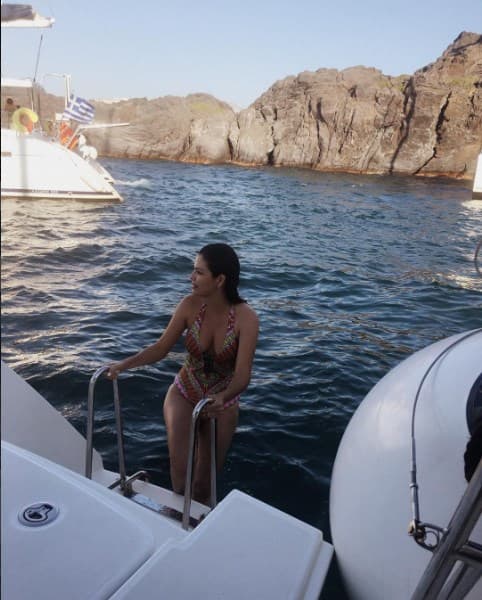 ¡Espectacular! Ana Patricia mostró sus definidas curvas.