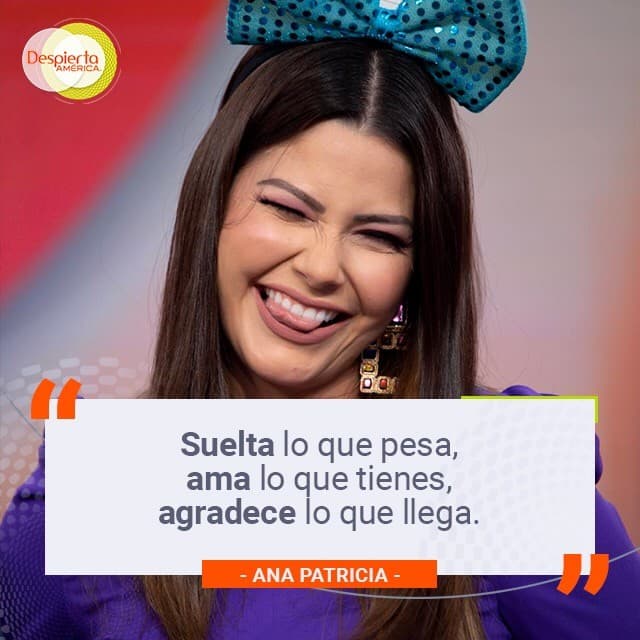 Para Ana Patricia, viajar ligero por la vida es clave.