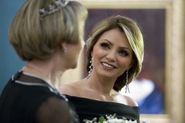 En plena charla con Gilly Yarrow.