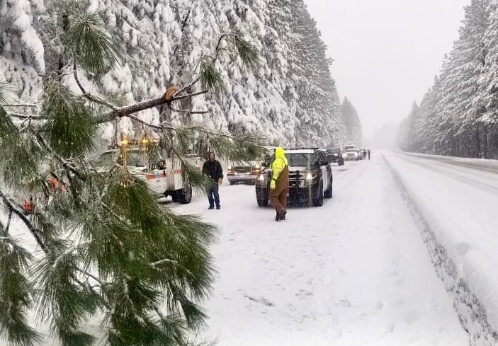 Vista de la carretera 50