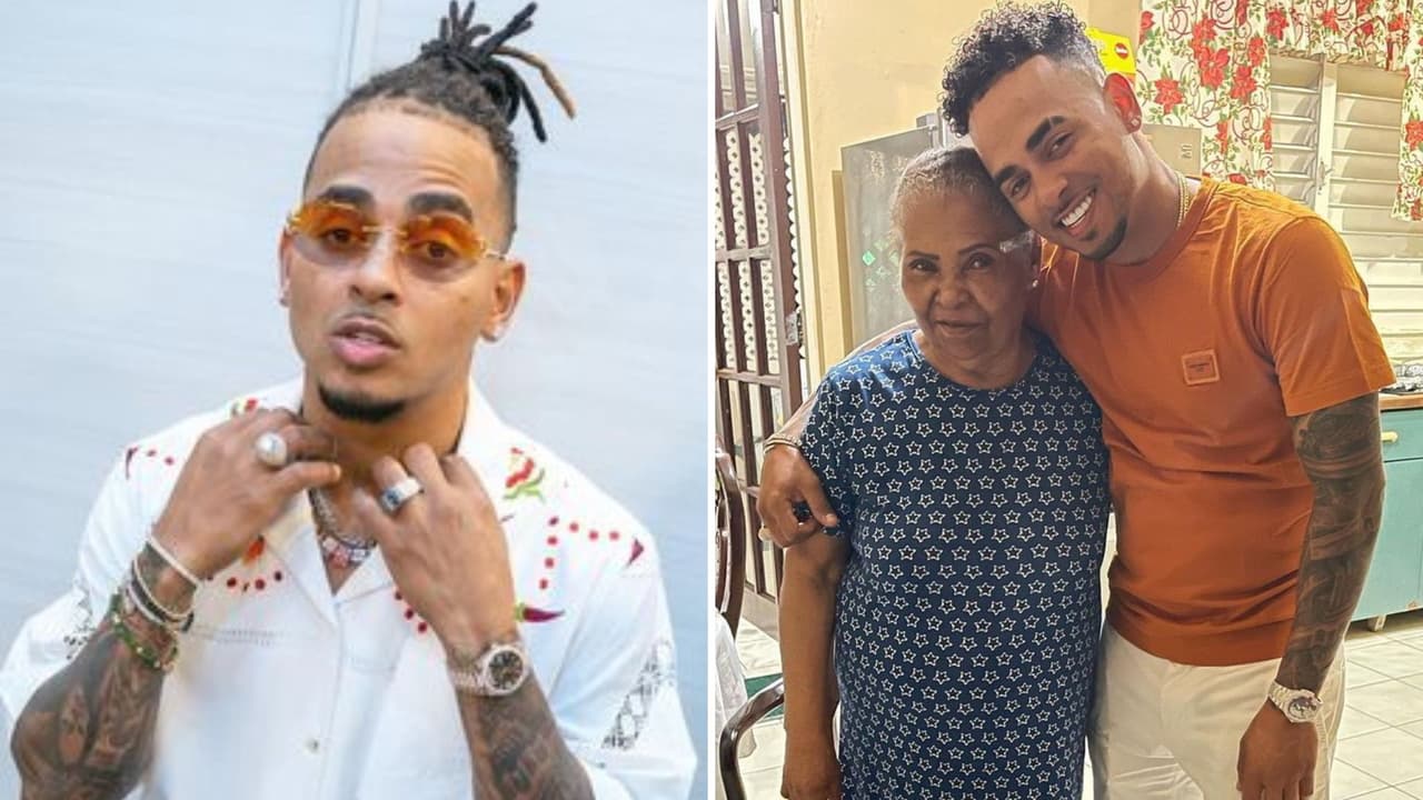 Ozuna le compra casa a su abuela tras recibir críticas porque ella trabaja en el mercado