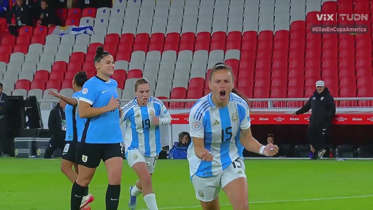Resumen y goles del Argentina vs. Uruguay Copa América Femenina