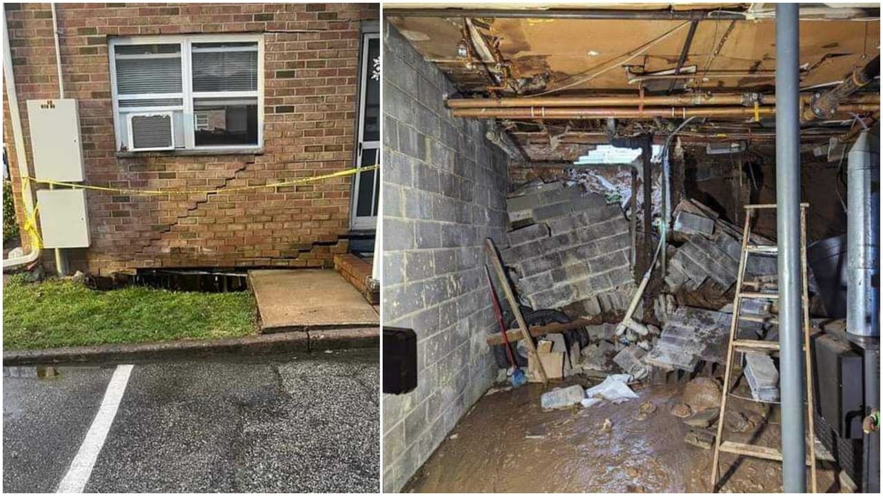 Parcial derrumbe de un edificio en Nueva Jersey; evacúan a 20 familias