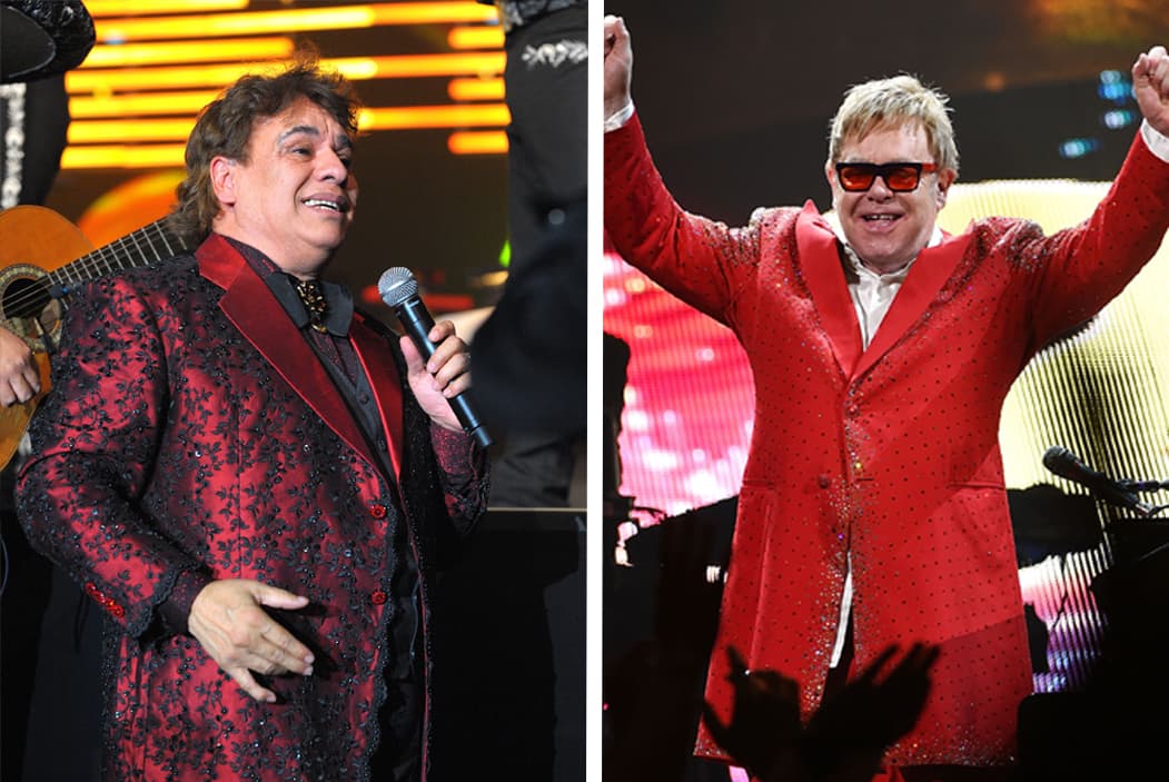 En la lista de celebridades para el nuevo disco de JuanGa se dice que también figura Elton John...