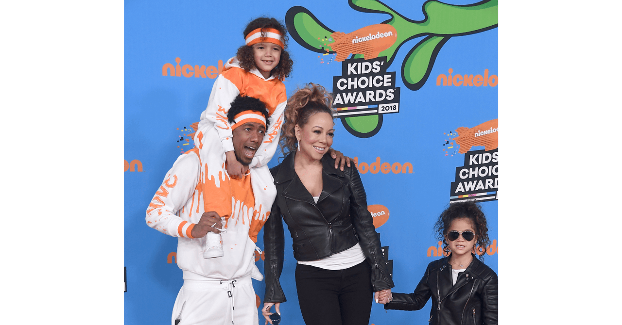 Mariah Carey con sus hijos