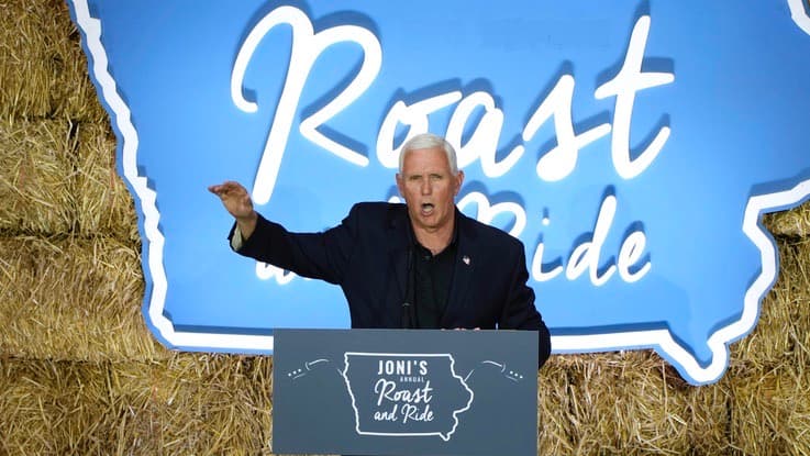 Mike Pence inscribe su precandidatura y se convierte en un nuevo rival de Trump