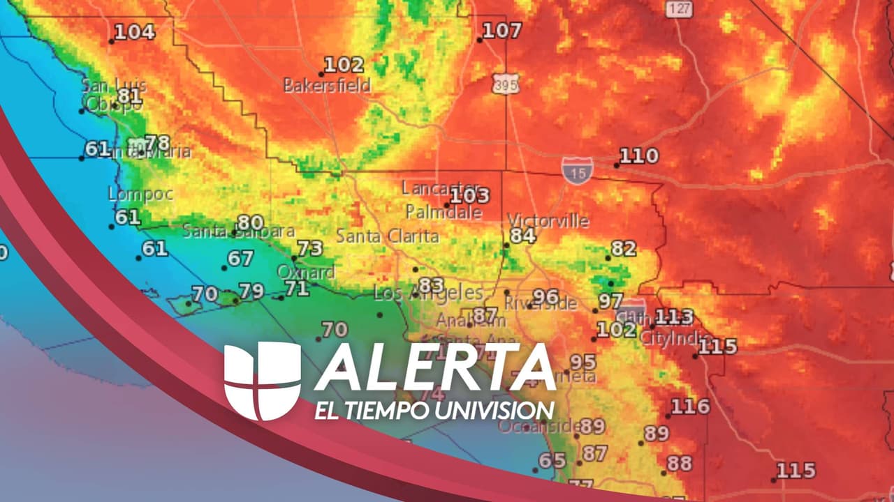 Hasta 116°F de temperatura y riesgo de incendios por ola de calor en el sur de California hasta el domingo