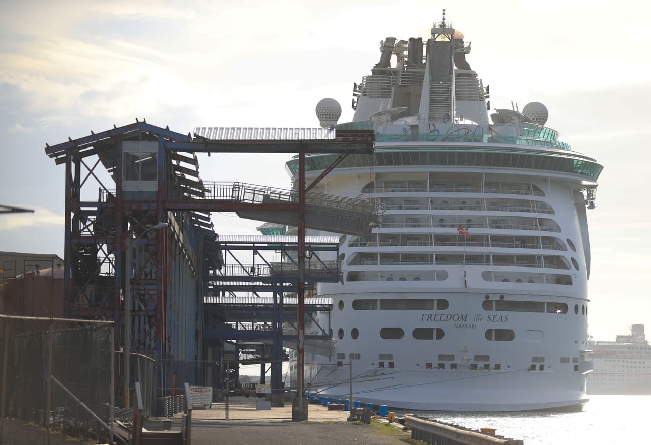 San Juan, Puerto Rico 7 de julio de 2019 Muere una menor de dos años tras caer desde un balcón del crucero Freedom of the Seas que está atracado en el muelle Panamericano. teresa.canino@gfrmedia.com (GDA via AP Images)