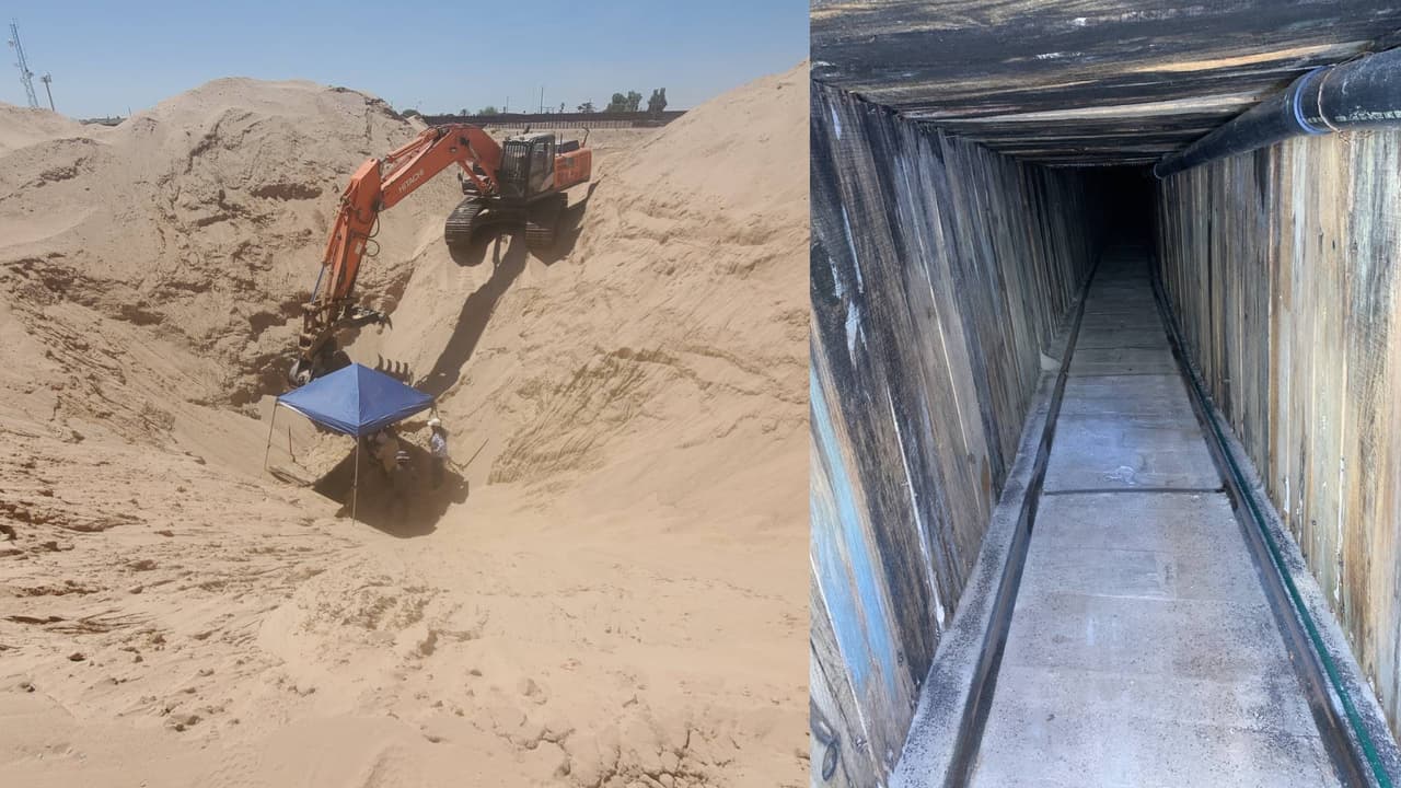 Descubrieron otro narco túnel en la frontera de San Luis, Arizona. 
<br>