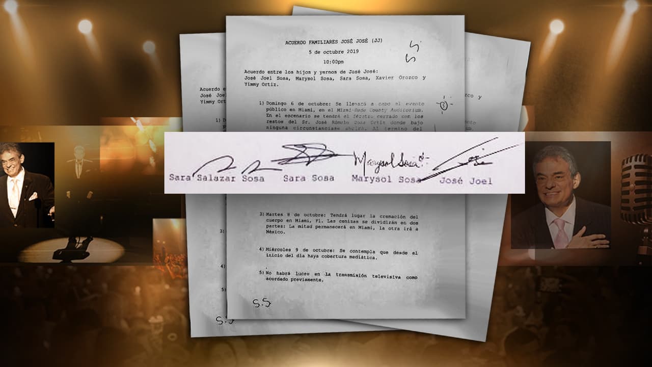 En el documento aparecen las firmas de Sara Salazar Sosa, Sara Sosa, Marysol Sosa y José Joel.