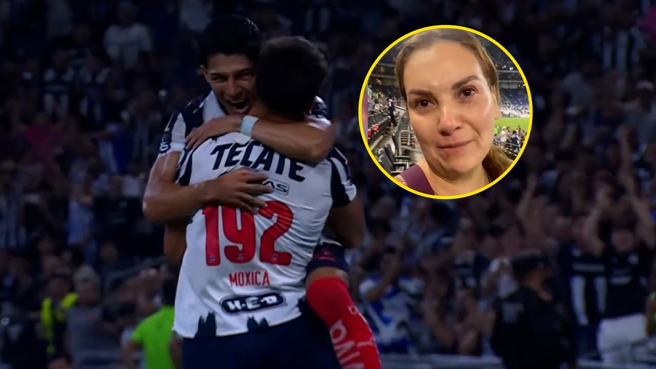 Lágrimas y emoción de la mamá de Joaquín Moxica tras su primer gol