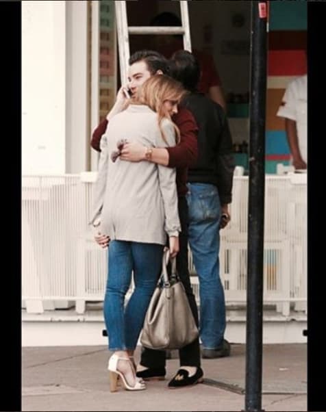 “Mi mejor mitad” escribió en su foto.