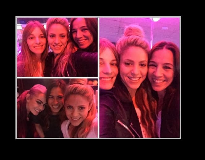 Pero el día lo pasó genial jugando al boliche, también con sus adorables amigas.