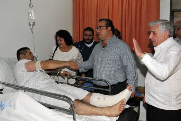 Ante ello, el mandatario veracruzano, Javier Duarte de Ochoa, lamentó el accidente. Crédito: Gobierno de Veracruz