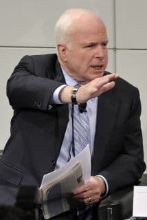 El senador de Arizona, John Mccain.