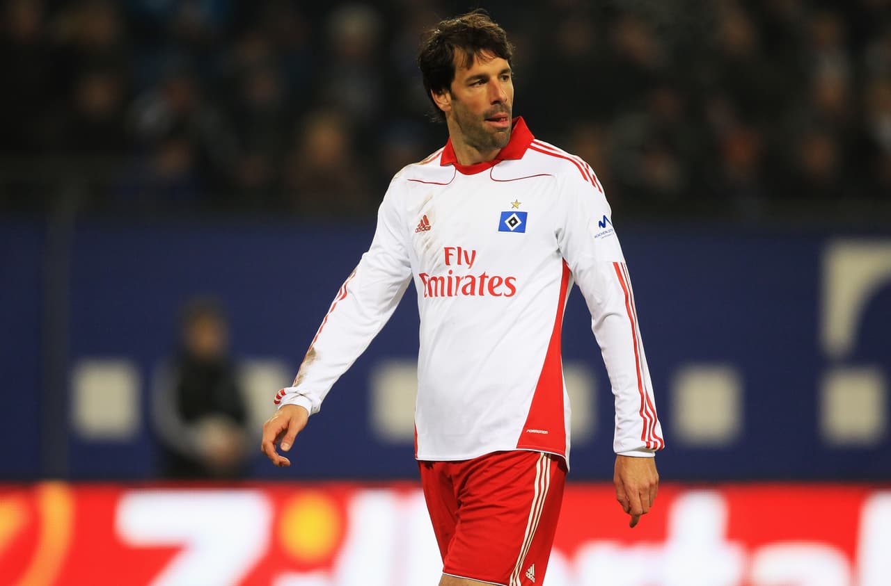 Ruud van Nistelrooy, todo un goleador de la Champions League con el PSV Eindhoven, Manchester United y Real Madrid. Anotó 56 goles en 73 partidos. Posteriormente se fue a Hamburgo, anotando 12 goles en 33 apariciones en la Bundesliga durante dos años.