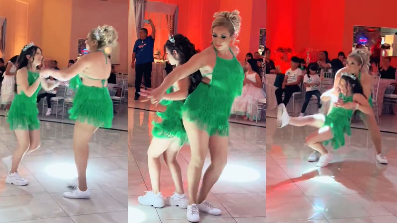 Quinceañera baila con su mamá en su fiesta y divide opiniones: creen que la opacó