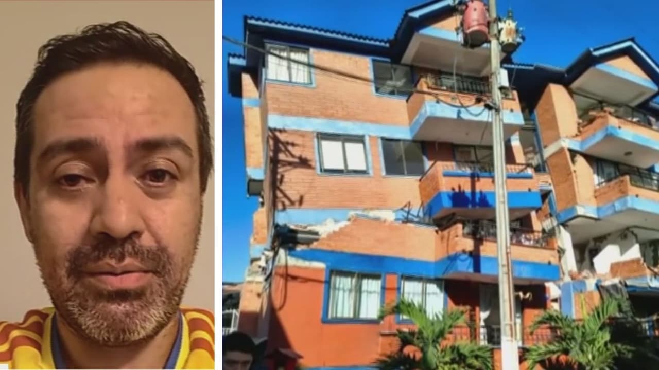 “Se derrumbo una vida, 22 años de trabajo”: Pareja sobrevive al terremoto y pierde su hogar en Colombia