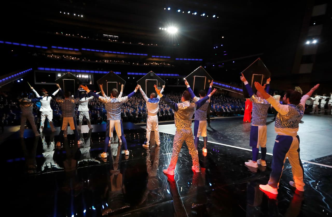 Las coreografías revelaron cómo los rusos tienen toda una organización no solo en los espectáculos sino en lo deportivo.