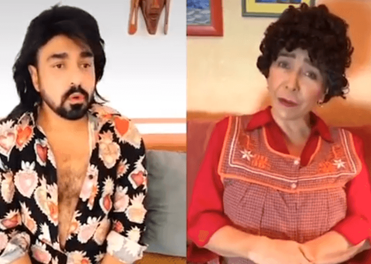 Albertano y Doña Lucha se reencuentran en Tik Tok