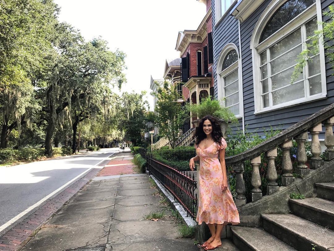 En este destino encontró lindos escenarios que capturó y compartió en sus redes sociales.