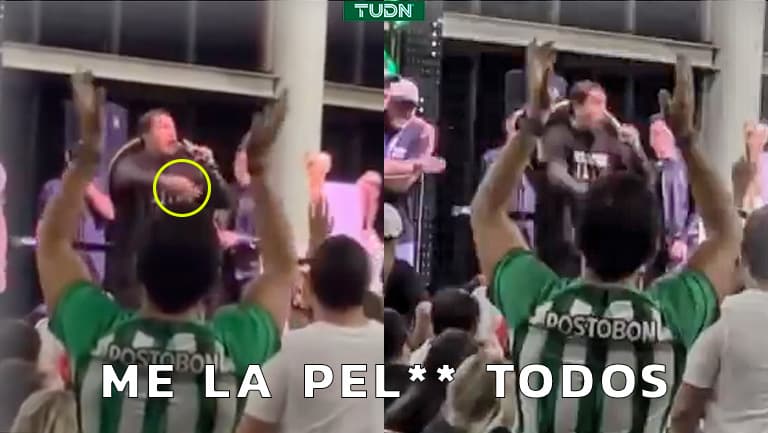 "Nos la pel… todos": Efraín Juárez enloquece en fiesta del Atlético Nacional