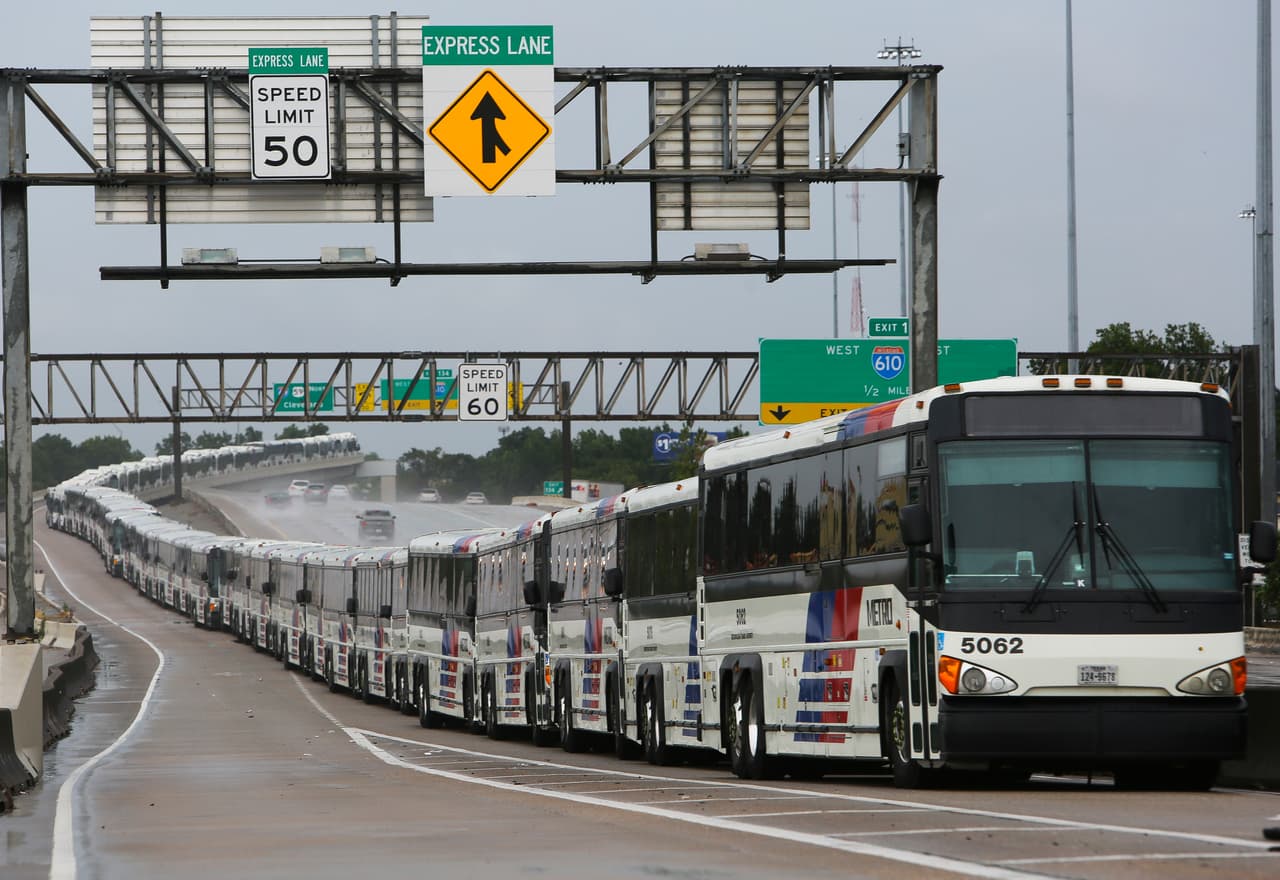 Sistema de transporte seguirá operativo en parte de Houston.