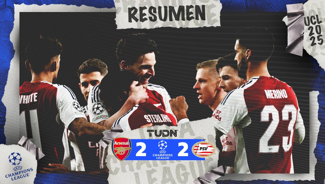 Resumen | Arsenal completa el tramite y deja en el camino al PSV