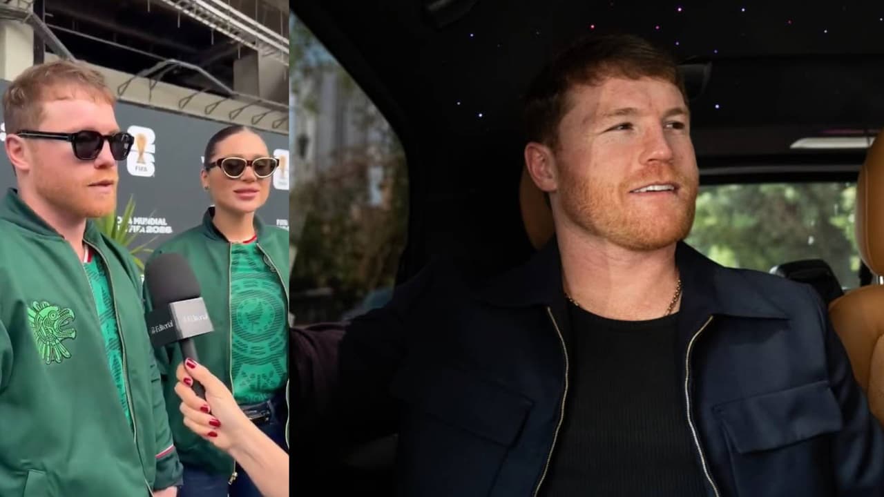 Canelo Álvarez llega al debut de México en el Mundial y lanza amenaza