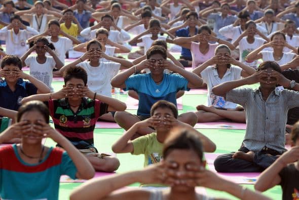 Ejercicios de preparación en las calles de la capital.