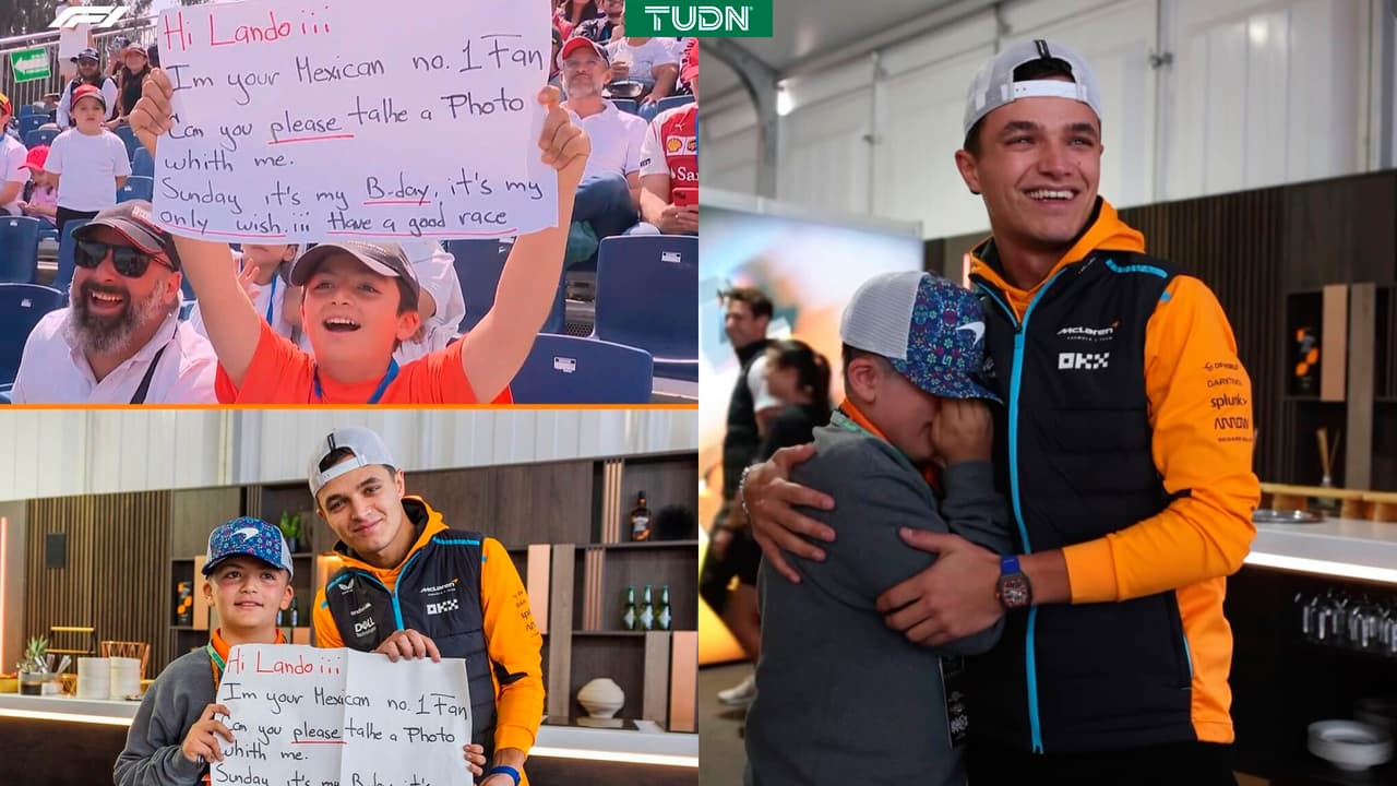 ¡Detallazo! Norris hace llorar a fan mexicano con increíble gesto