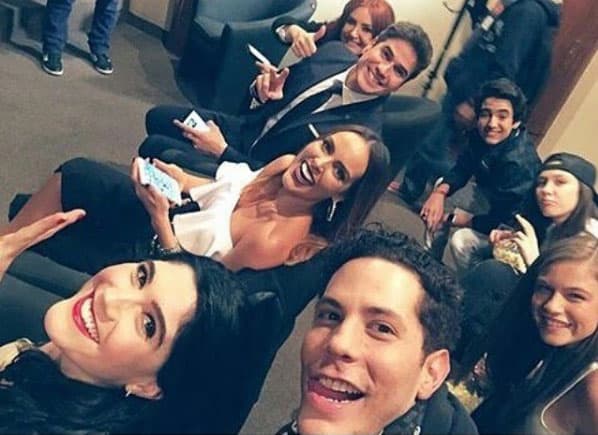 Y claro, todo el elenco se reunía como familia para ver los capítulos.