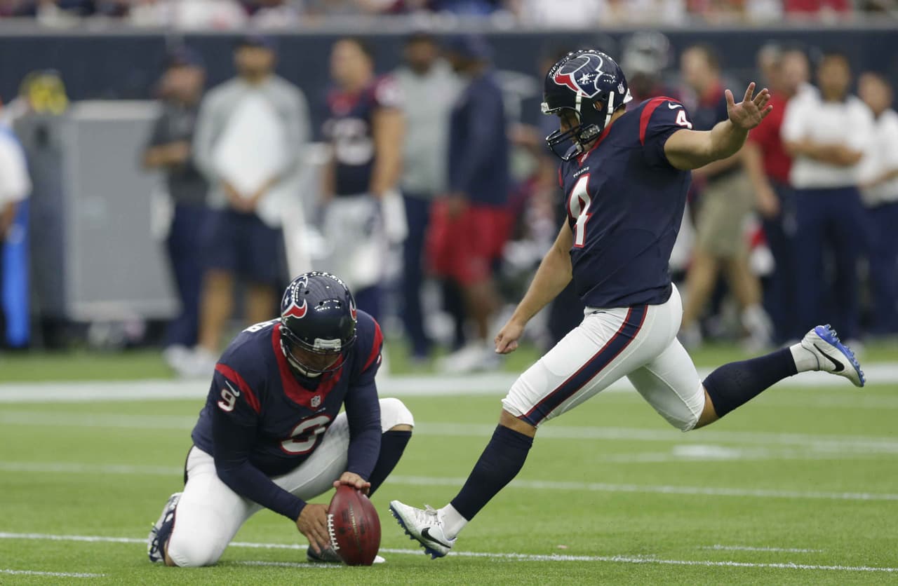 Los New York Jets contrataron al pateador Randy Bullock ex de los Texans