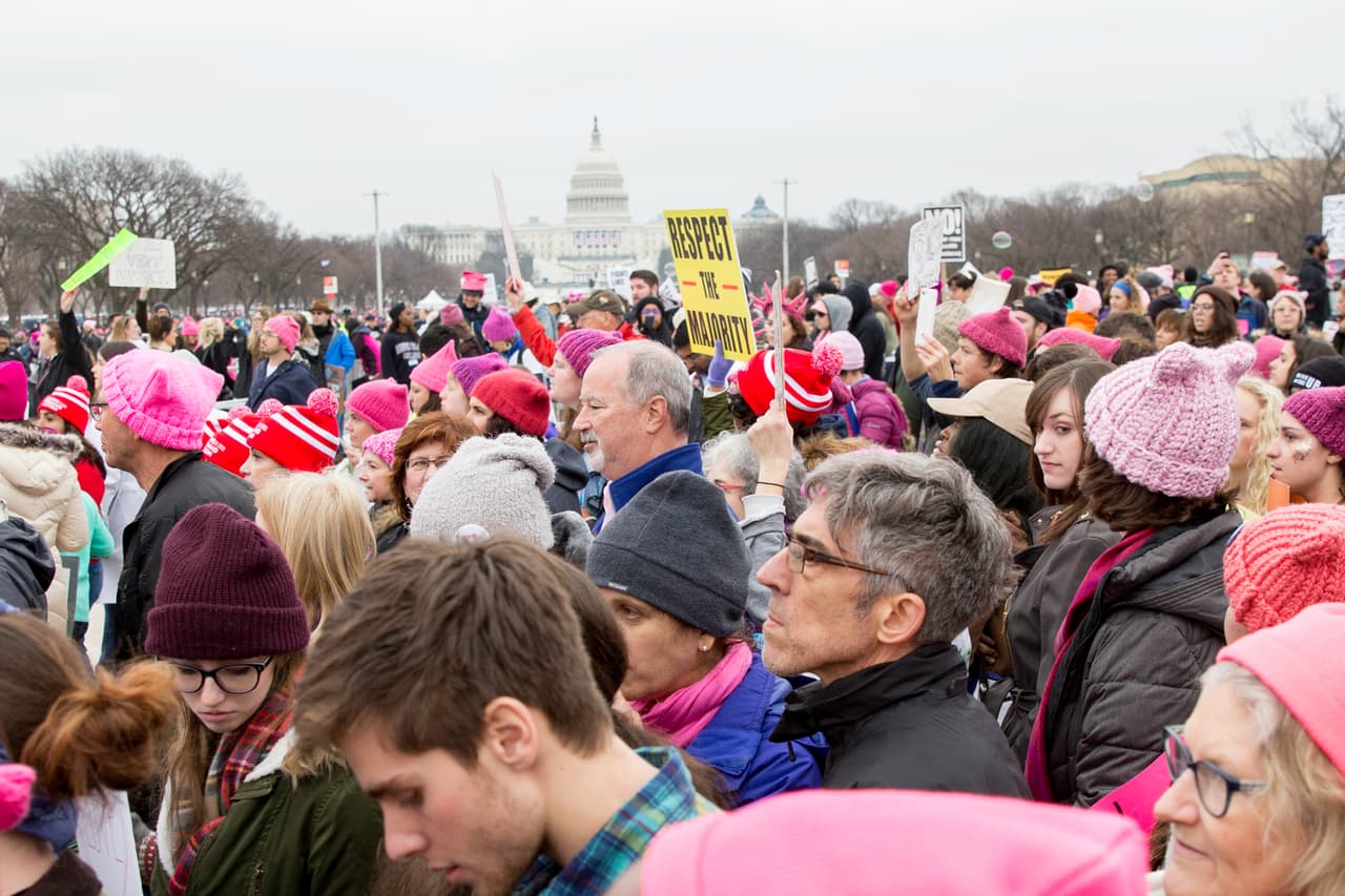 Hombres, niños, personas de todas las edades, incluso en silla de ruedas, dijeron presente.