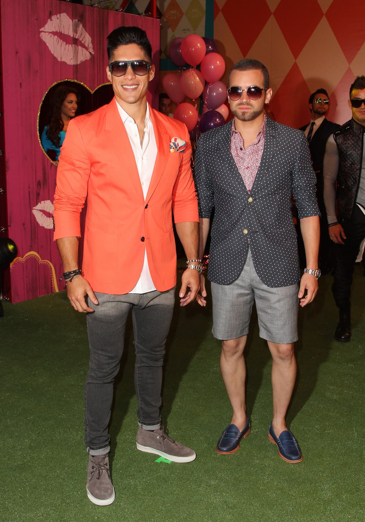 Nacho acudió a la 'fiesta del verano' 2014 en bermudas.