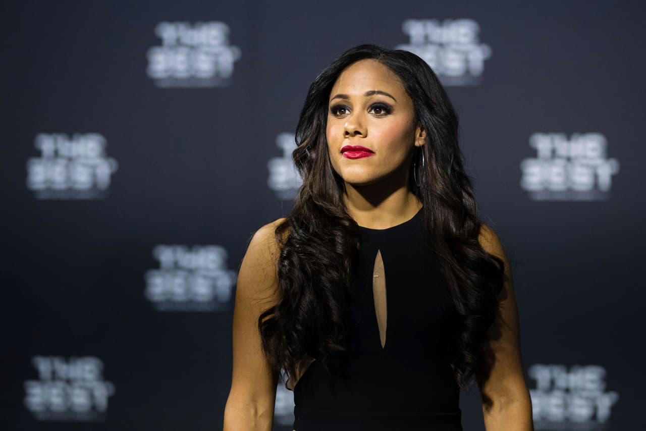 La futbolista Alex Scott, nominada a mejor jugadora femenina.