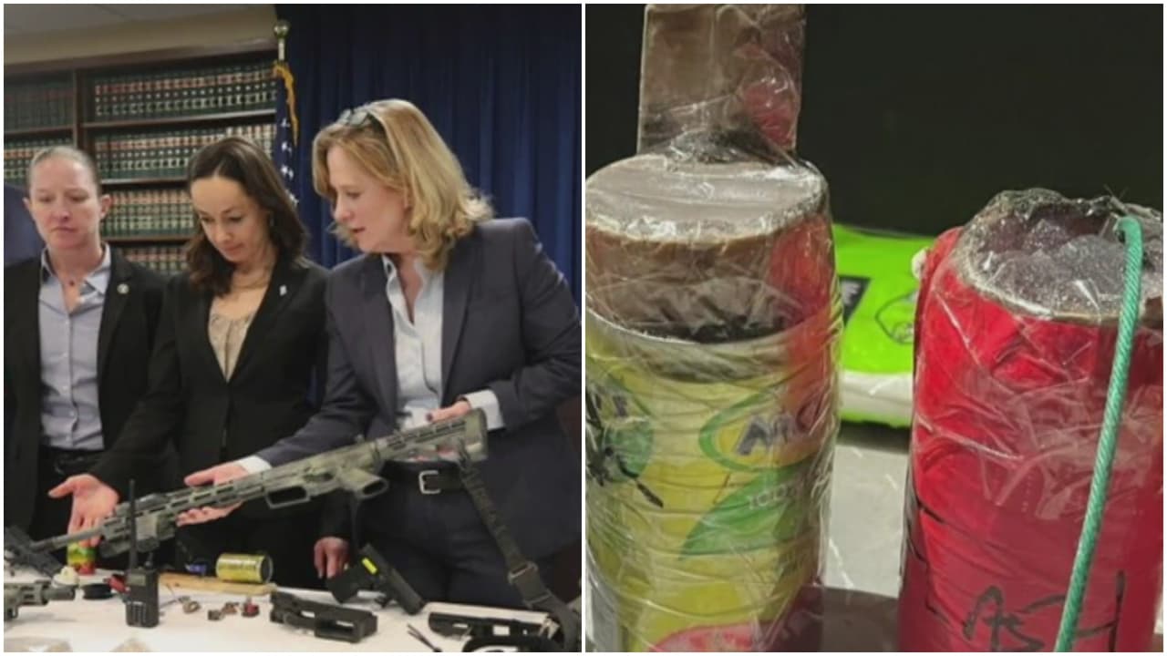 Hallan explosivos y armas fantasma en un apartamento de Queens; hay 2 arrestados