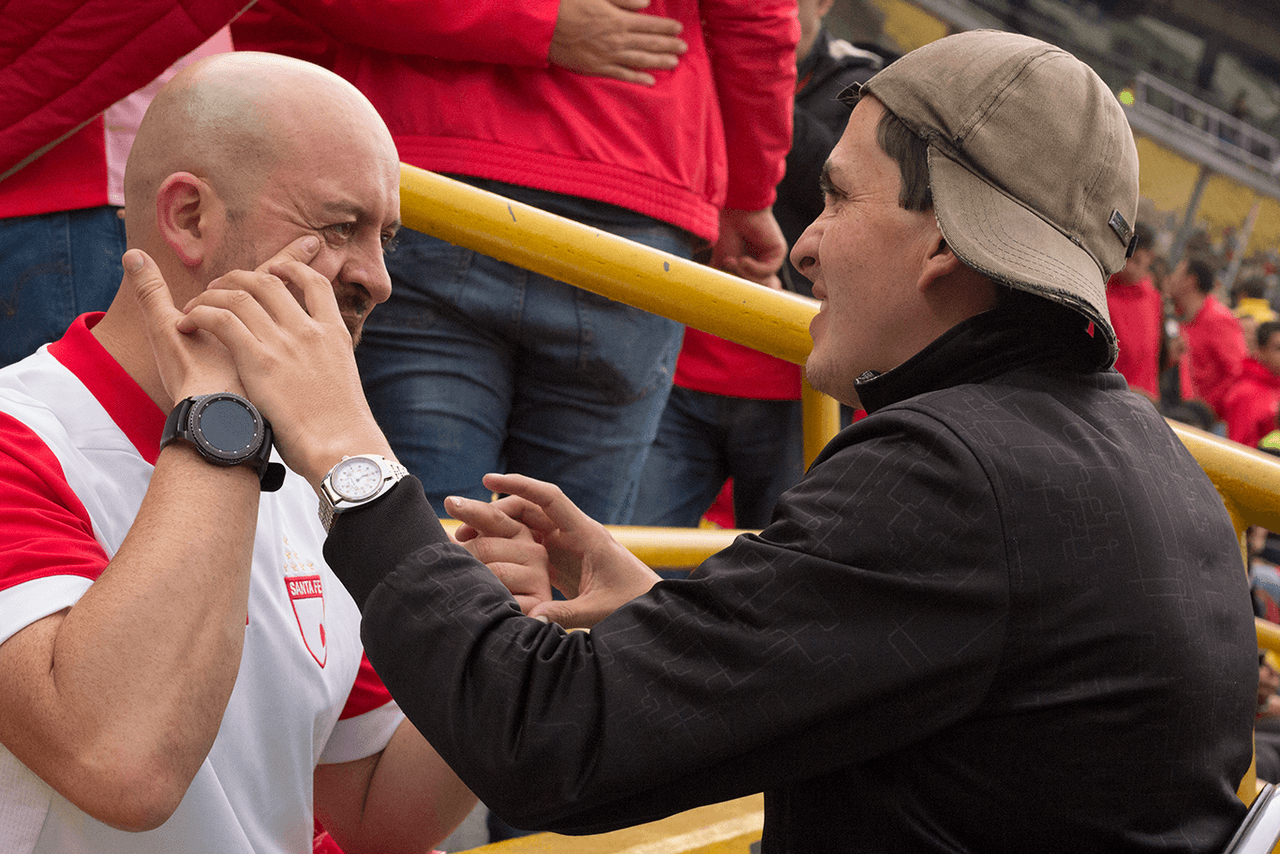 César narra todo acerca del partido: desde la cantidad de gente que atendió, la distribución de los equipos, las jugadas.