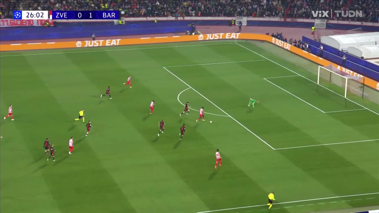 ¡Gol de Estrella Roja! Silas queda mano a mano y no perdona frente al arco