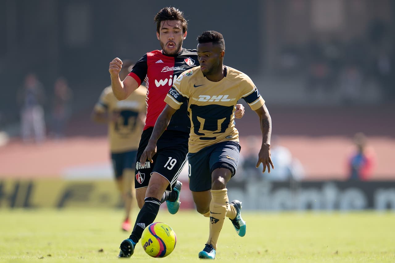 Pumas: Yuber Asprilla, 2 juegos, 25 minutos.