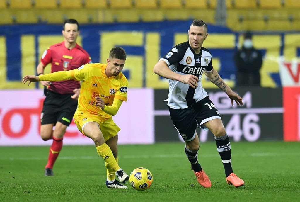No hubo goles en el duelo entre Parma y Cagliari.