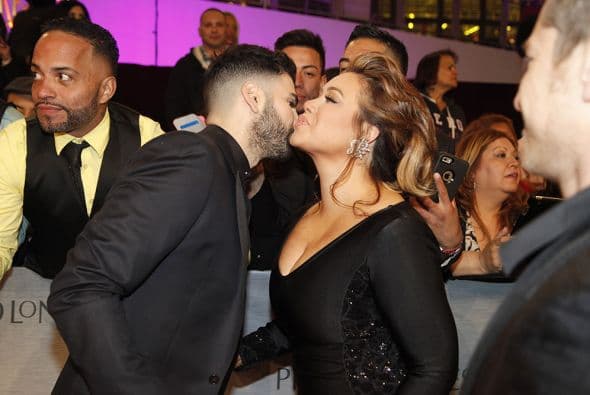 El equipo de Nuestra Belleza Latina y las participantes fueron invitados VIP a la fiesta más grande de la música latina. Las chicas, el jurado, conductores, reinas y ex participantes gozaron de una noche llena de estrellas y muchísima música.