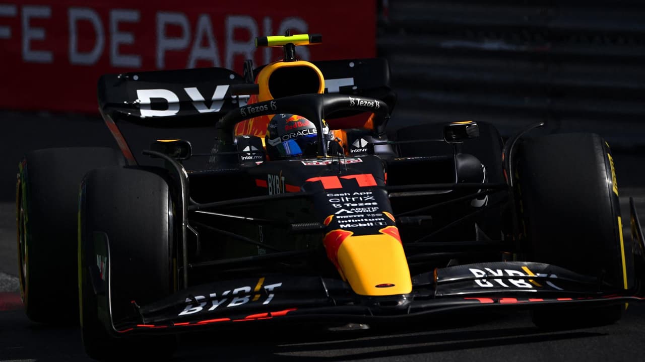 Checo termina por encima de Verstappen en prácticas del GP de Mónaco