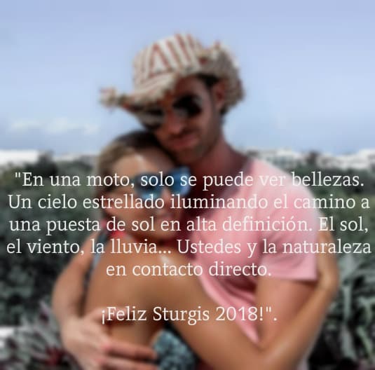 Angelique Boyer le envía mensaje a Sebastián Rulli previo a su viaje en motocicleta.