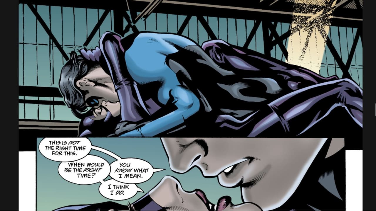 En un intento de llamar la atención de Batman, Catwoman se involucra con Dick Grayson.