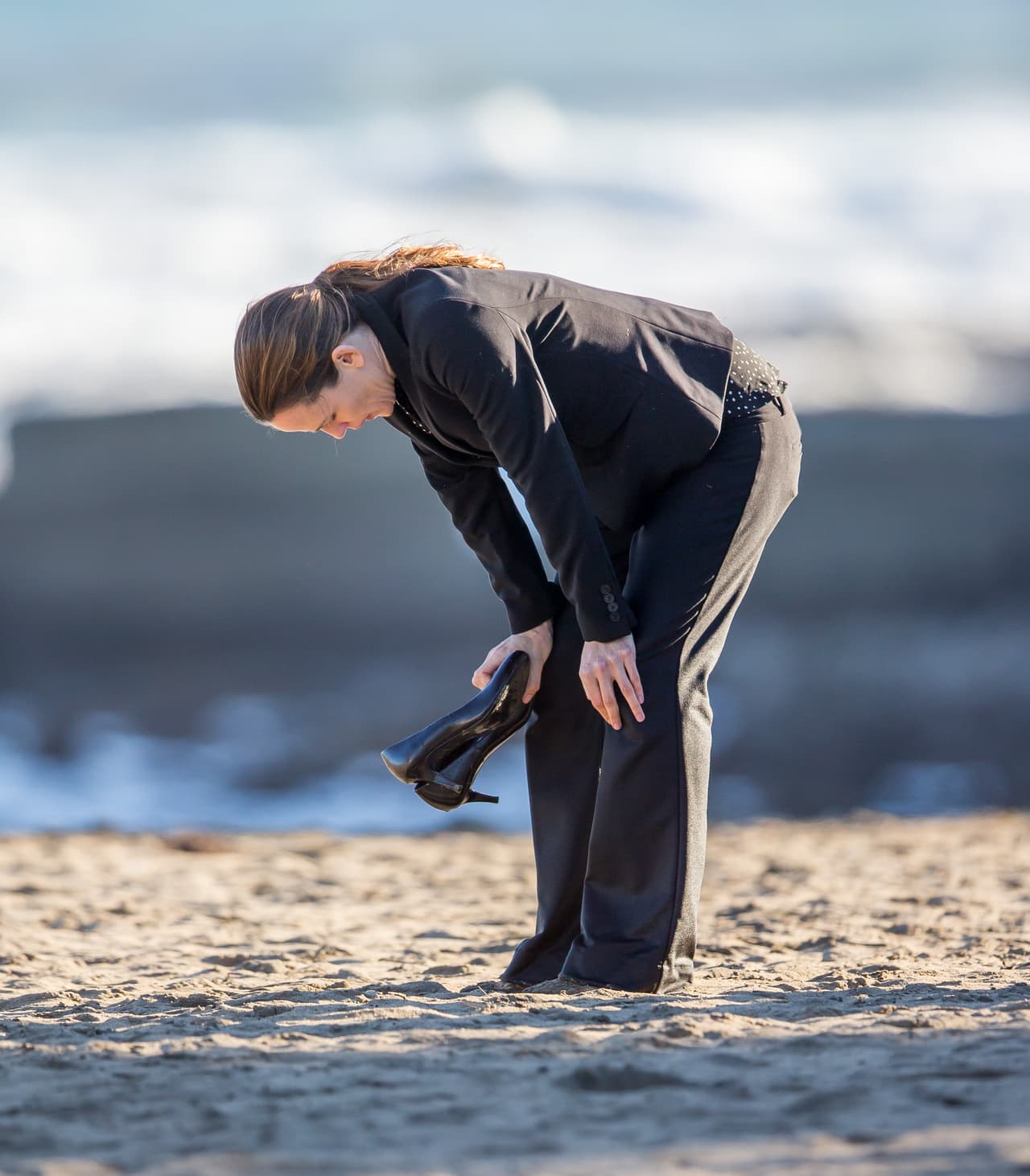 Se apartó para poder volver a la calma.